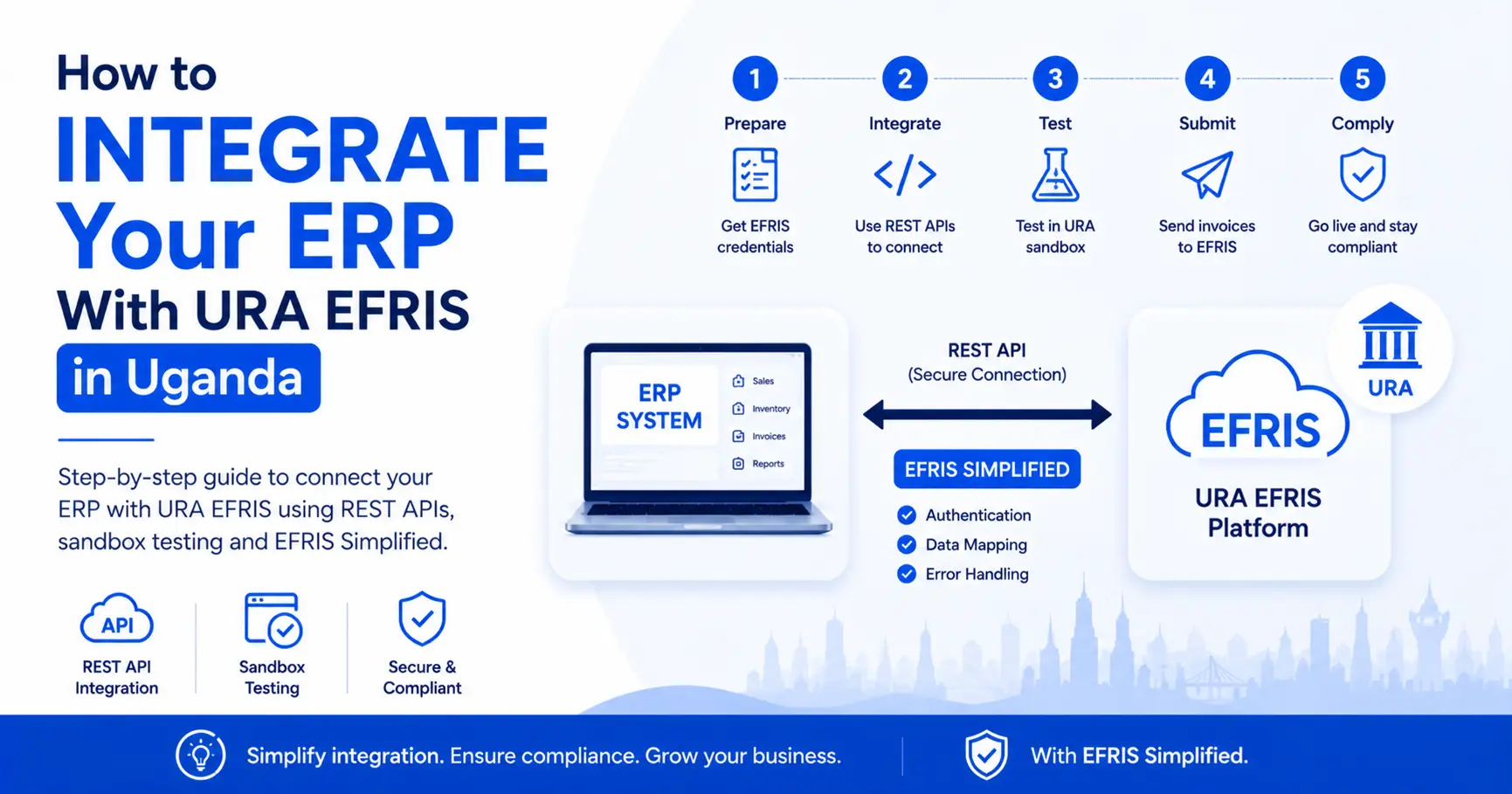 How to Integrate Your ERP With URA EFRIS in Uganda